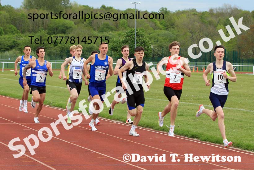 BMC 800 metres, Monday, May 9th, BMC Chester le Street, County Durham. Photo: David T. Hewitson/Sports for All Pics